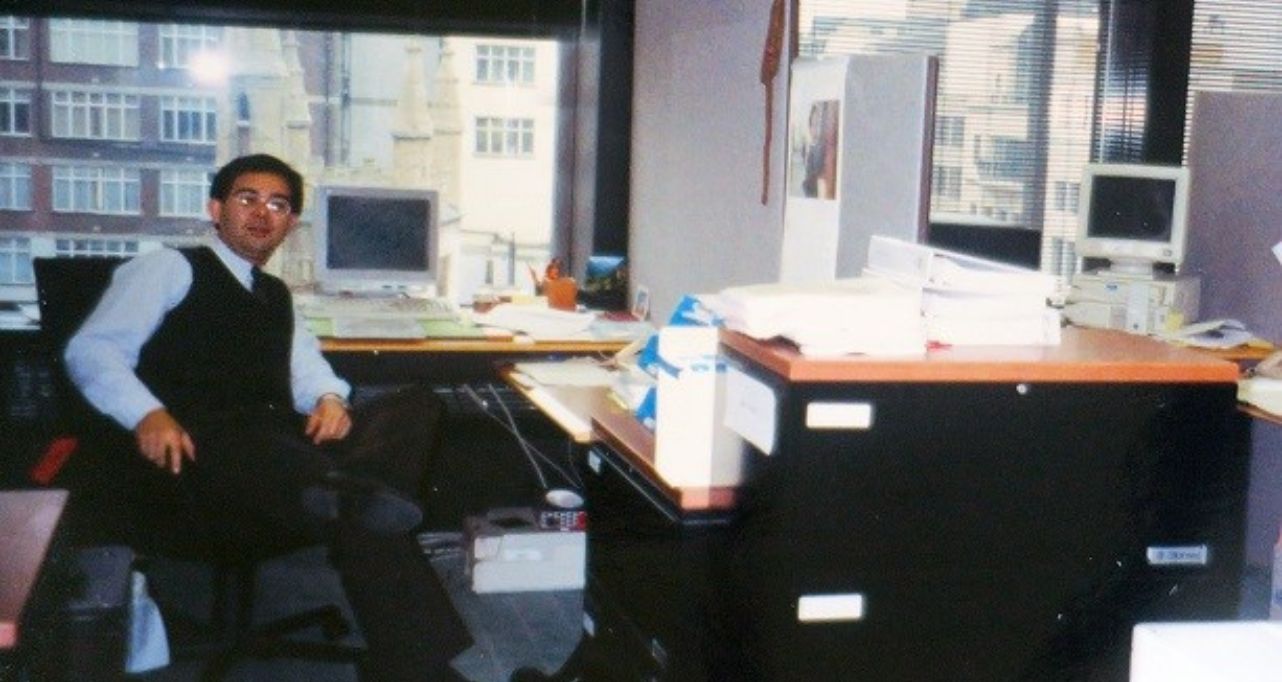 A younger Josué working to start what has become our municipal and environmental infrastructure financing business