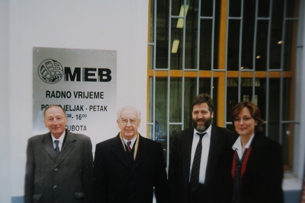 Our visit to the MicroEnterprise Bank in Sarajevo, the first micro-lending bank and first equity investment of the Bank in Bosnia and Herzegovina.