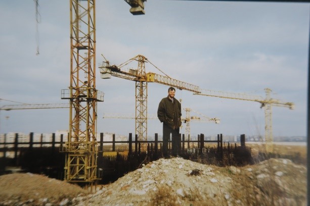 Construction site in Bucharest