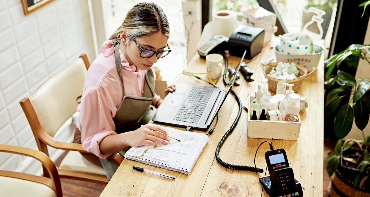 Young female entrepreneur