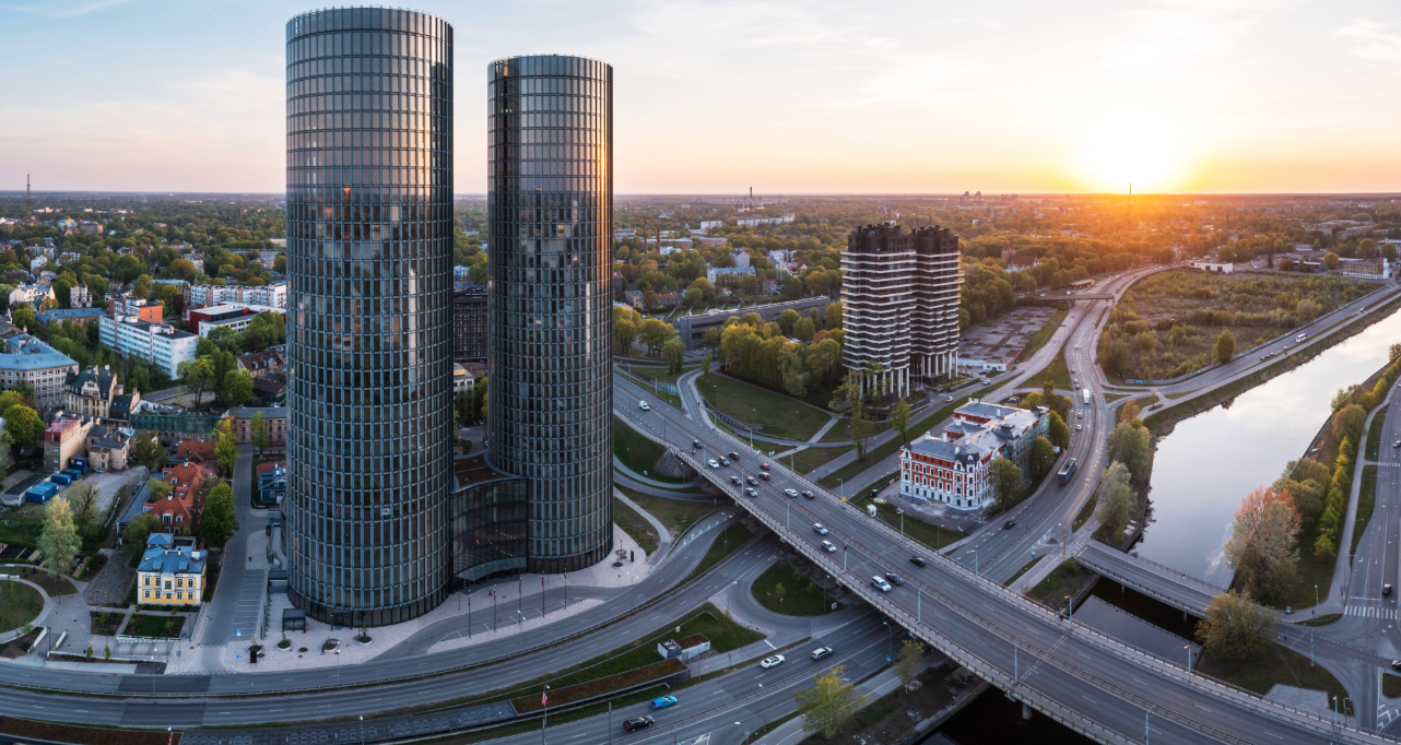 Baltic cityscape
