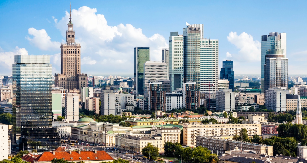 Warsaw downtown, Poland