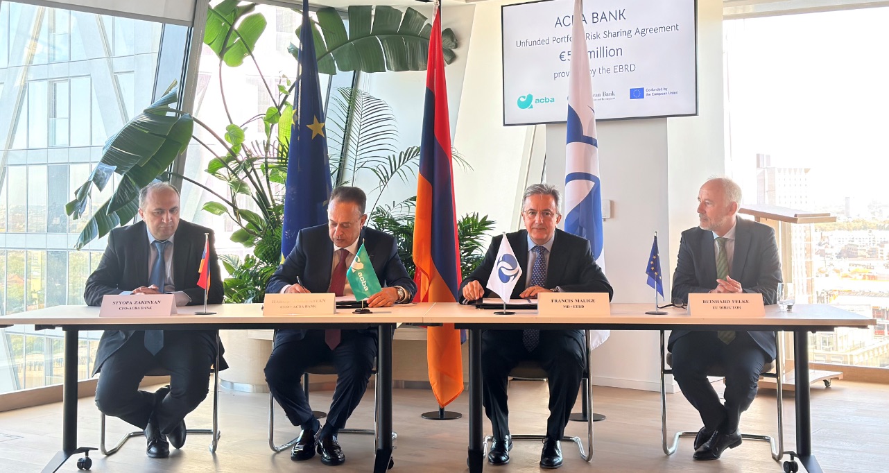 Acba scales up participation in the EBRD’s portfolio risk-sharing framework