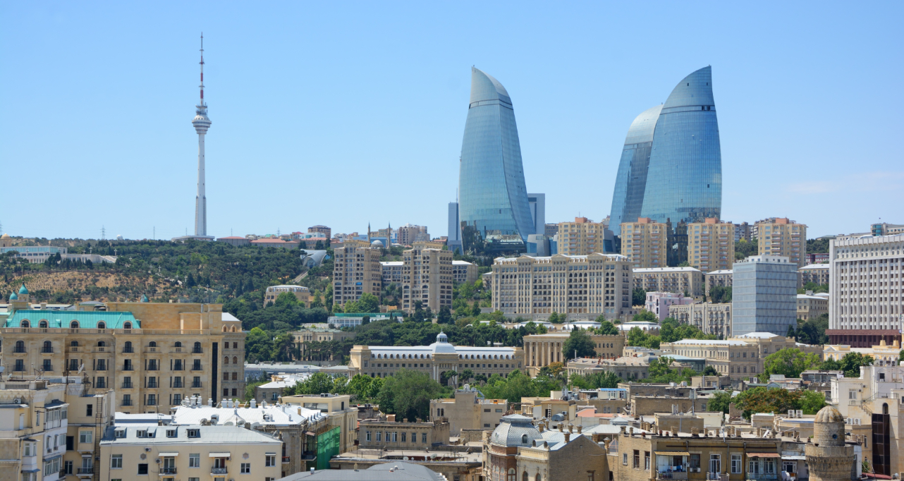 Panoramic view of Baku, Azerbaijan
