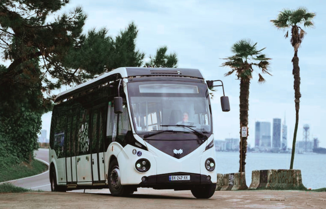 electric bus in Batumi