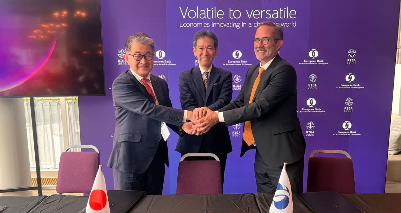 EBRD and Japan signing 