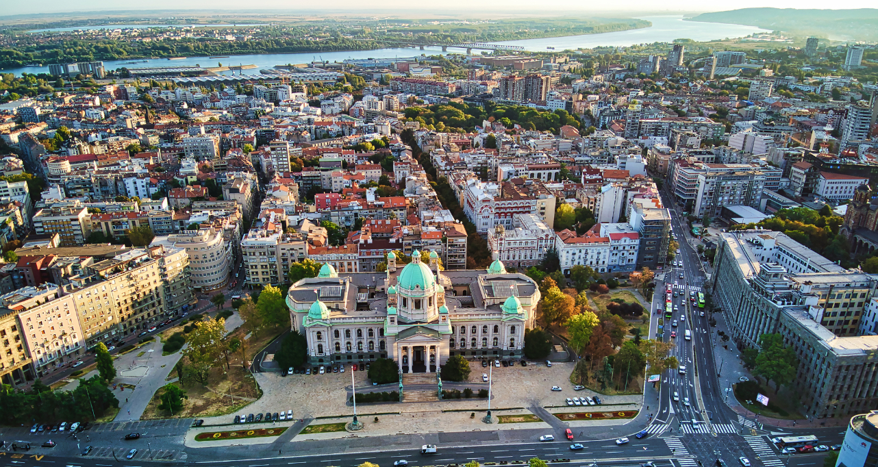 Panoramic view of Belgrade, Serbia Panoramic view of Belgrade, Serbia