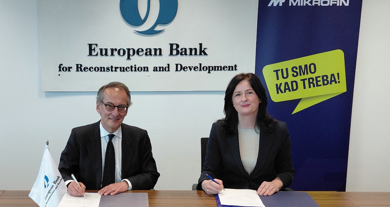 Financing to Mikrofin under the Western Balkans Women in Business programme will boost access to finance for women‑led MSMEs
