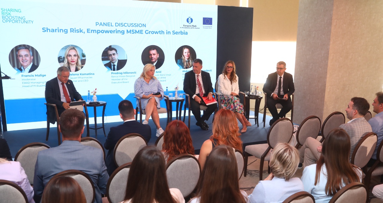 EU-backed portfolio guarantee programme already available at Banca Intesa and ProCredit Bank, with plans to expand to other banks 