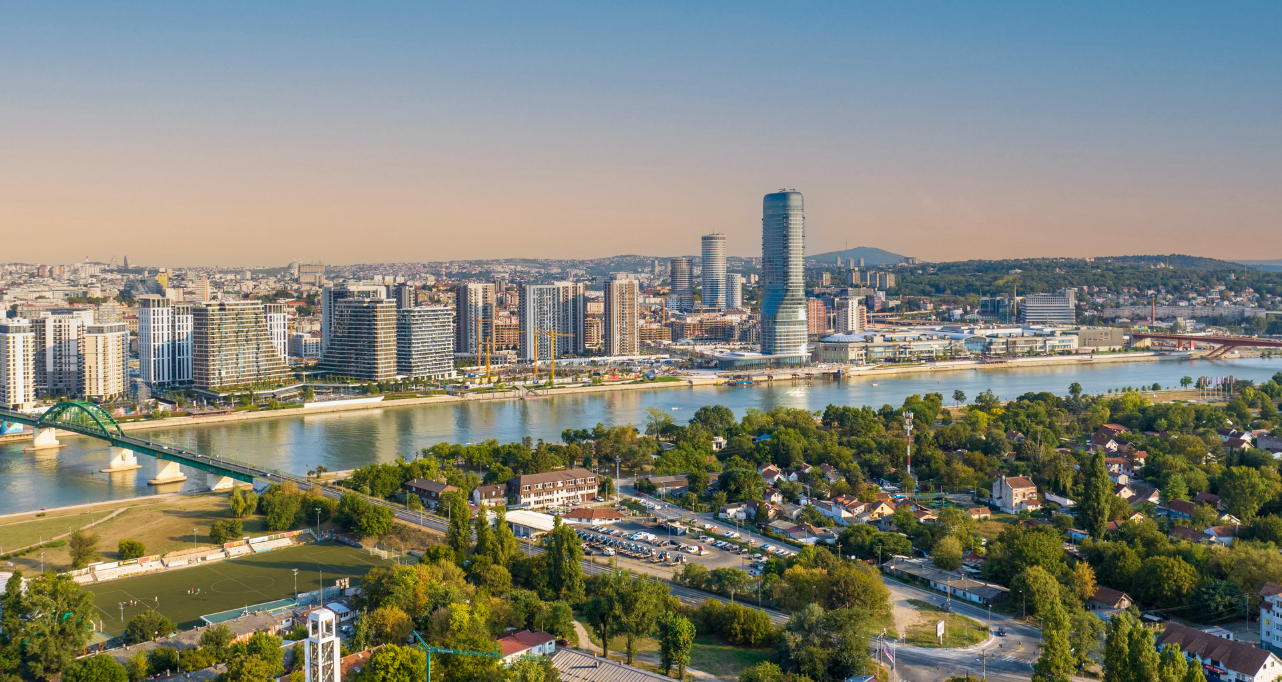 Panoramic view of Belgrade