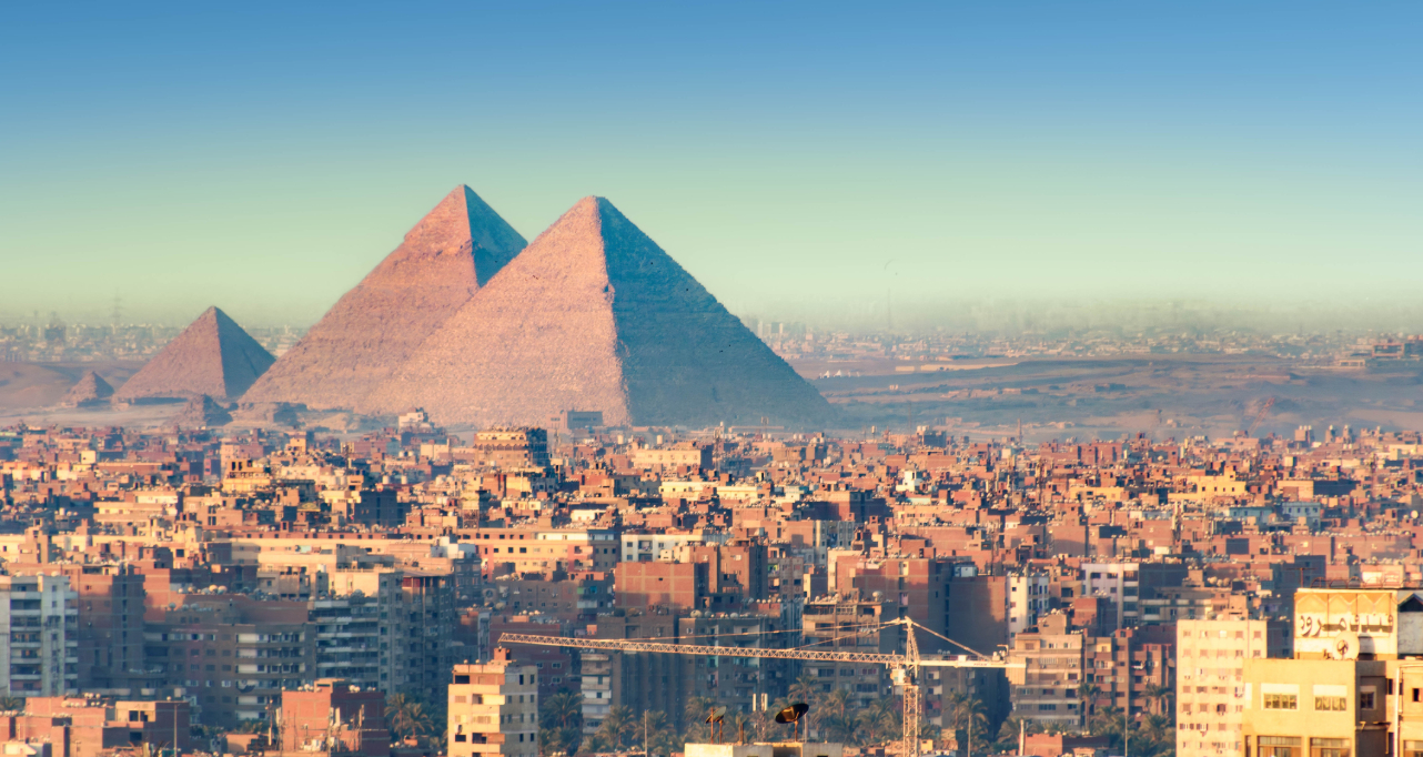 Aerial view of Cairo, Egypt