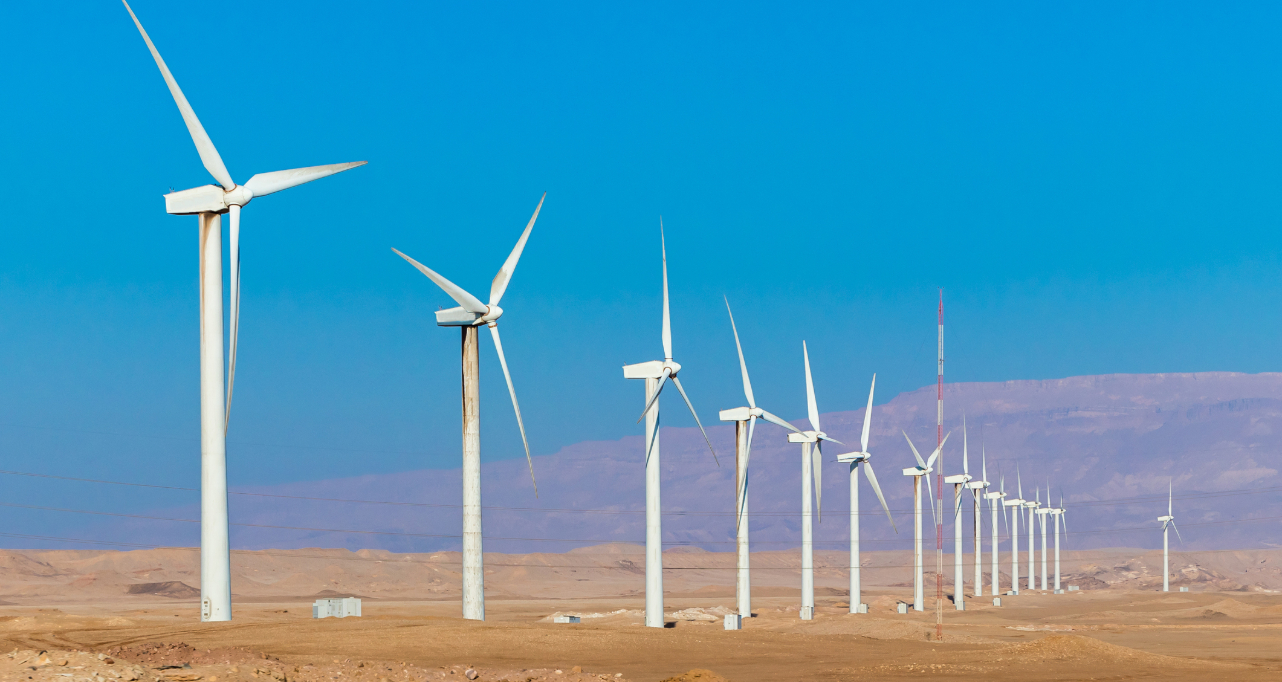 Wind turbine farm