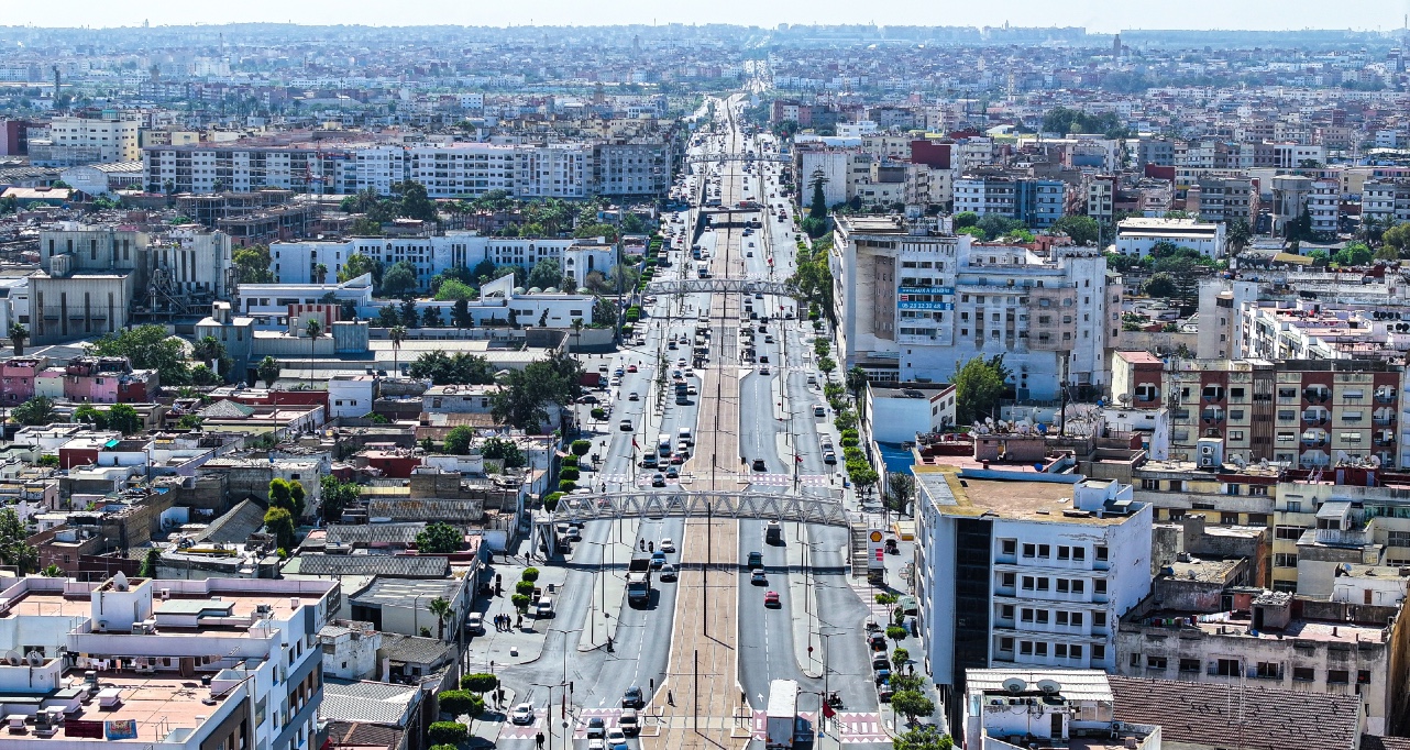 Aerial view of Casablanca Aerial view of Casablanca
