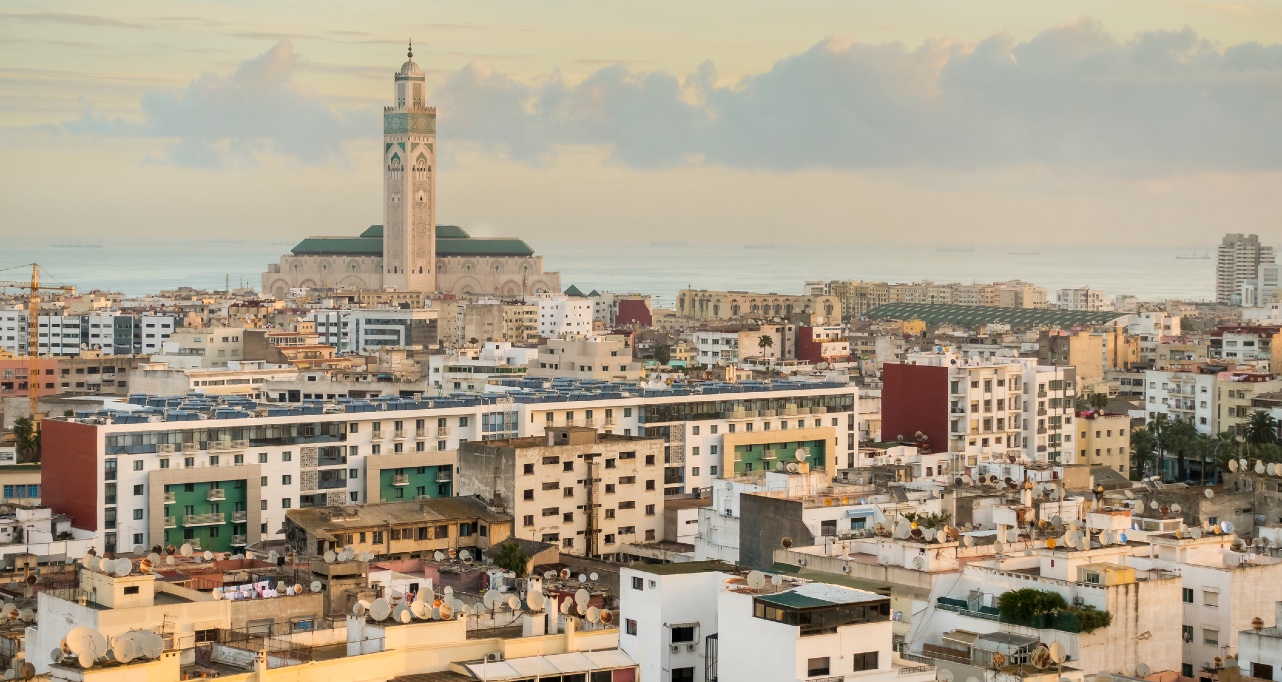 View over the city of Casablanca