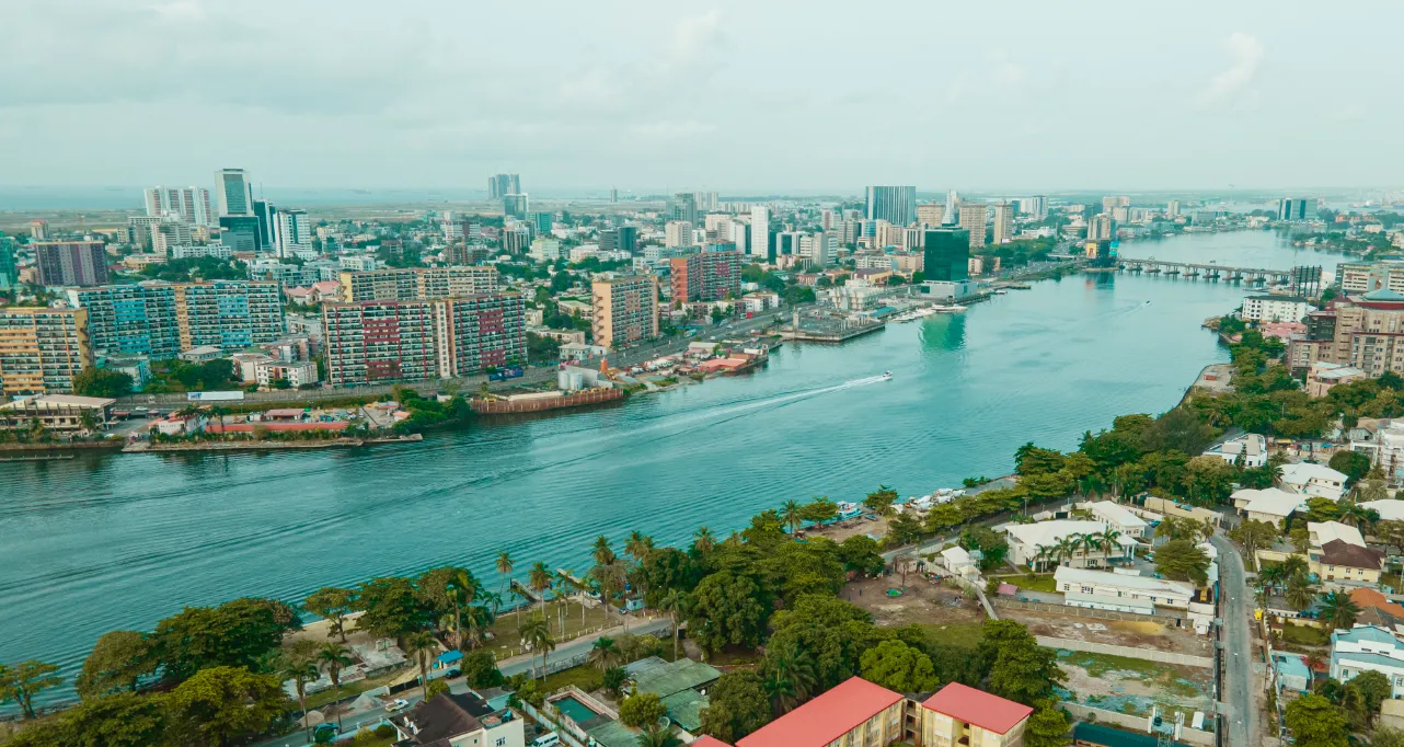Panoramic view of Lagos, Nigeria