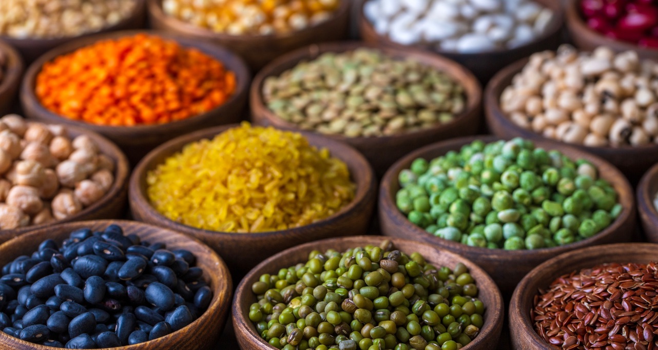 Mixed legume varieties. Healthy nutrition