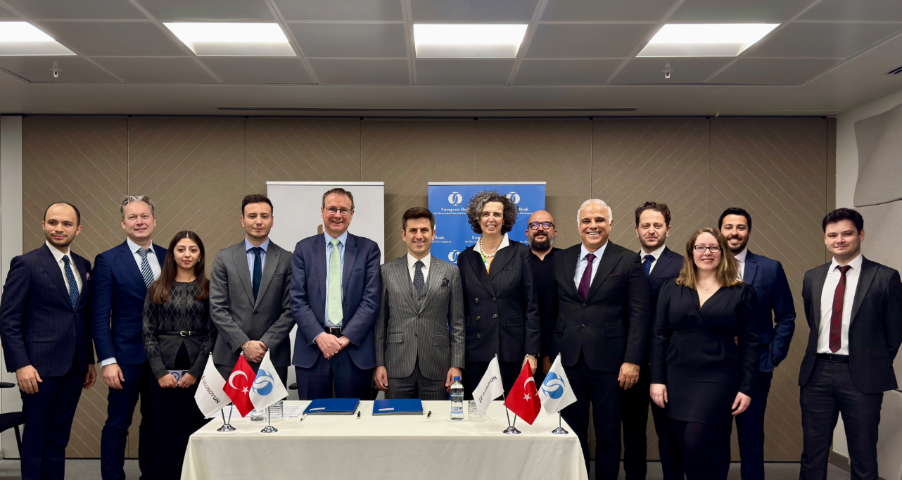 Signing ceremony for the €80 million EBRD loan to Ulusoy Un
