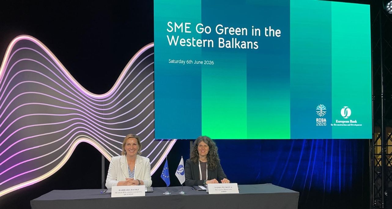 Nadia Petkova, MD, Impact and Partnerships and Barbara Banki, EU Directorate General for Enlargement and Eastern Neighbourhood