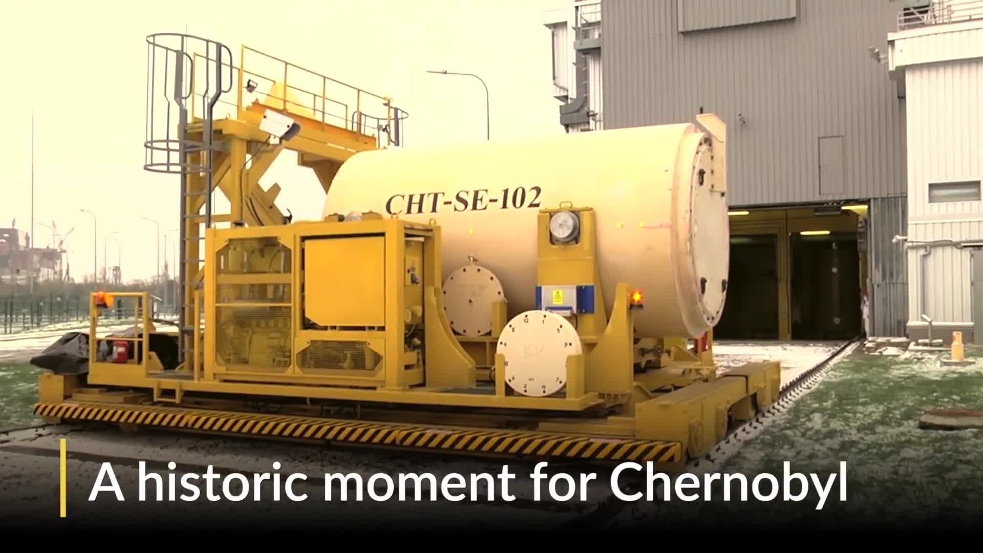 First batch of spent nuclear fuel safely stored at Chernobyl